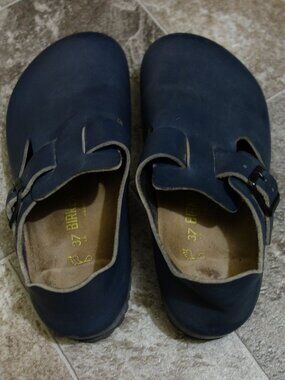 Birkenstock London Shoes SZ 37 Navy